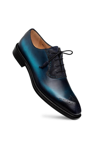 Mezlan Bretton Suede & Leather Oxford