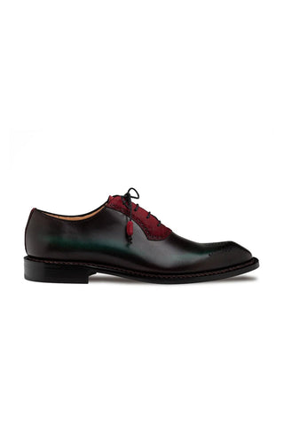 Mezlan Bretton Suede & Leather Oxford