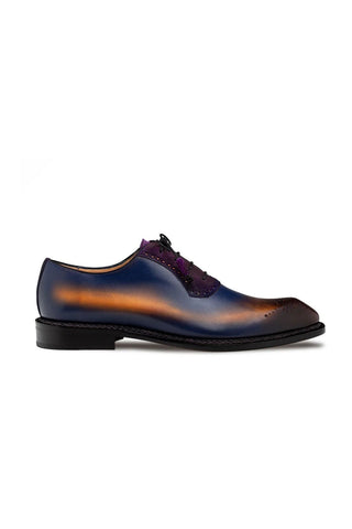 Mezlan Bretton Suede & Leather Oxford
