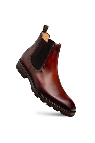 Mezlan Bromley Calfskin Lug-Sole Chelsea Boot - view 2