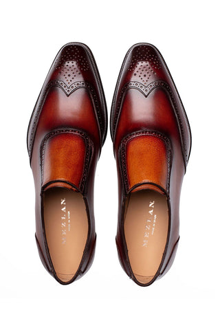 Mezlan Liberty Leather Laceless Loafer