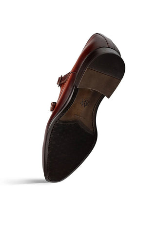 Mezlan Berkshire Leather Double Monk-Strap