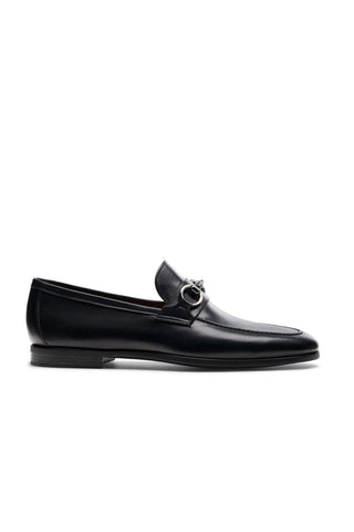 Magnanni 22775 Diago-II Black Calf-Skin Horsebit Loafers (MAGS1082)-AmbrogioShoes