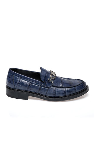 Mauri 1028/1 Chapel Exotic Alligator Skin & Calf-Skin Leather Horse-Bit Loafer (MA5697)-AmbrogioShoes