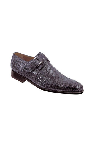 Mauri 1172 Exotic Crocodile Skin Single Monk-Straps (MA4701)-AmbrogioShoes