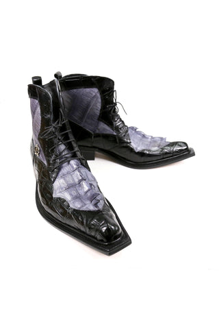 Mauri 42742-1 Exotic Baby Crocodile Skin Boots (MA4612)-AmbrogioShoes