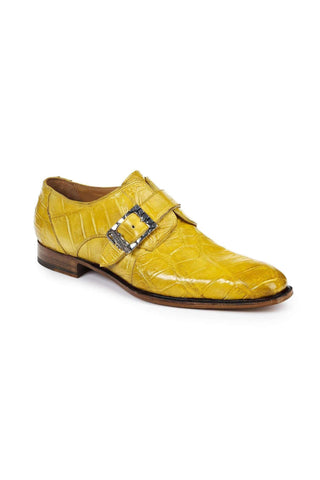 Mauri 4853/2 Steam Boat Exotic Alligator Skin Monk-Strap Loafer (MA5002)-AmbrogioShoes