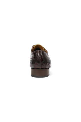 Mauri 53124 Exotic Alligator Skin / Fabric Glitter / Crocodile Skin Oxfords (MA4654)-AmbrogioShoes