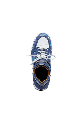 Mauri 8440 Crown Exotic Crocodile Skin / Nappa / Patent Sneakers (MA5450)-AmbrogioShoes