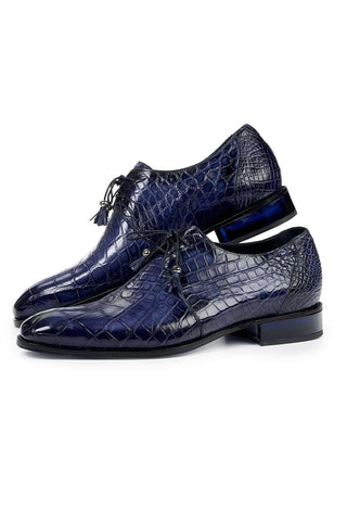 Mauri Rovere Alligator Derby-AmbrogioShoes