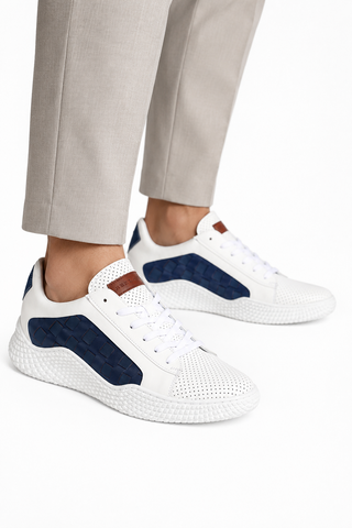 Mezlan 20605 Calf-Skin Leather Casual Sneakers (MZ3633)-AmbrogioShoes