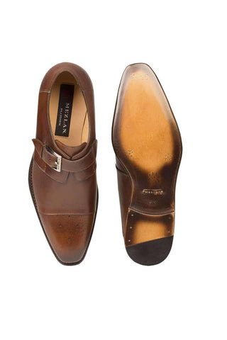 Mezlan 8047 Calf-Skin Leather Single Monk-Strap (MZ2144)-AmbrogioShoes