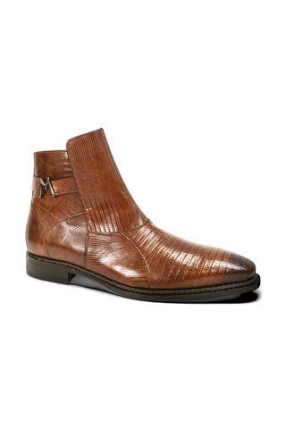 Mezlan Peninsula Lizard Ankle Boots-AmbrogioShoes