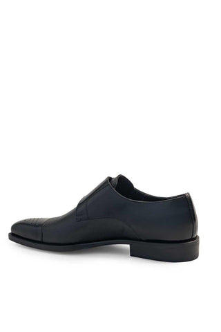 Mezlan Phoenix Leather & DeerSingle Monk-Strap-AmbrogioShoes