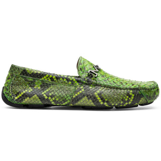 Marco Di Milano Pia Python Horse-Bit Loafer - Green