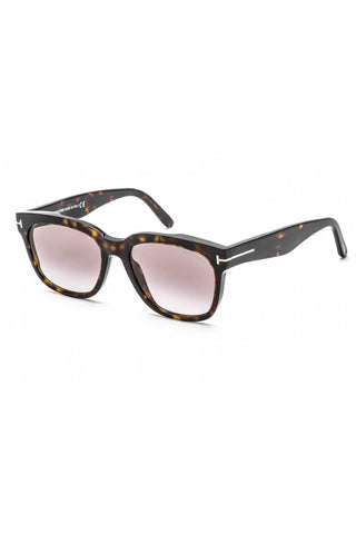 Tom Ford FT0714 Sunglasses Shiny Dark Havana / Brown Gradient (S)-AmbrogioShoes