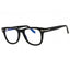 001 - shiny black/clear/blue-light block lens