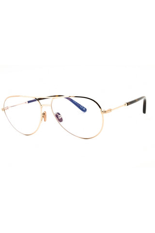 Tom Ford FT5829-B Metal Aviator Men's Eyeglasses-AmbrogioShoes