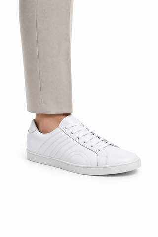 white 06 on foot