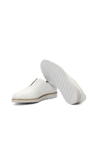 Ambrogio Bespoke Custom White Box Leather Wholecut Oxfords (AMB2176)-AmbrogioShoes