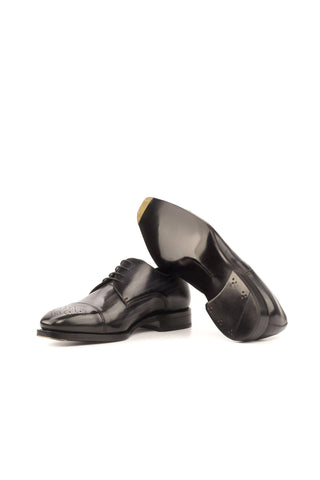 Ambrogio Gray Patina Leather Derby (AMB1736)-AmbrogioShoes