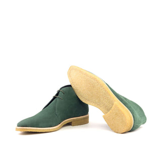 Ambrogio Green Suede Chukka Boots (AMB1342)-AmbrogioShoes