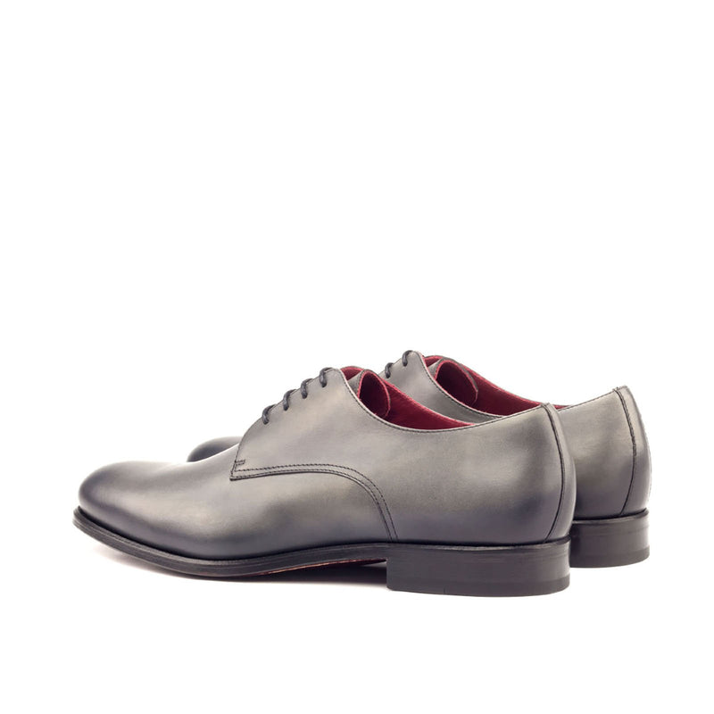 Ambrogio 2683 Men's Shoes Gray Calf-Skin Leather Derby Oxfords (AMB1071)-AmbrogioShoes