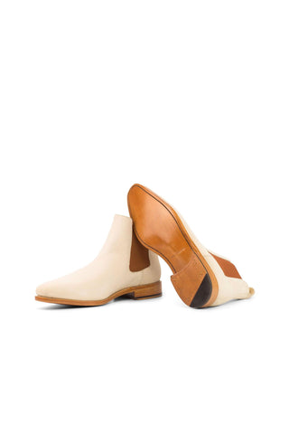 Ambrogio Men's Handmade Custom Made Shoes Ivory Beige Suede Chelsea Boots (AMB1040) Ambrogio Men's Handmade Custom Made Shoes Ivory Beige Suede Chelsea Boots (AMB1040)