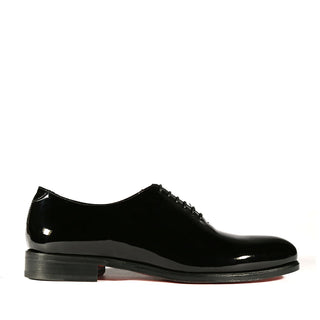 Ambrogio Patent Leather Wholecut Tuxedo Oxford-AmbrogioShoes