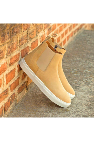 Ambrogio Sand Lux Suede Chelsea Sneakers (AMB1849)-AmbrogioShoes