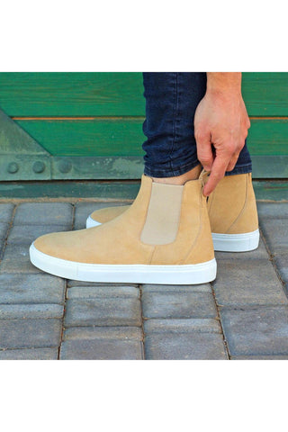 Ambrogio Sand Lux Suede Chelsea Sneakers (AMB1849)-AmbrogioShoes