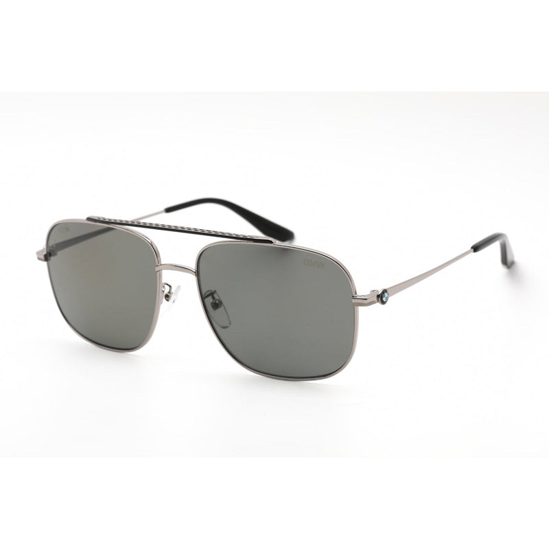 BMW BW0005 Sunglasses shiny light ruthenium / smoke polarized-AmbrogioShoes