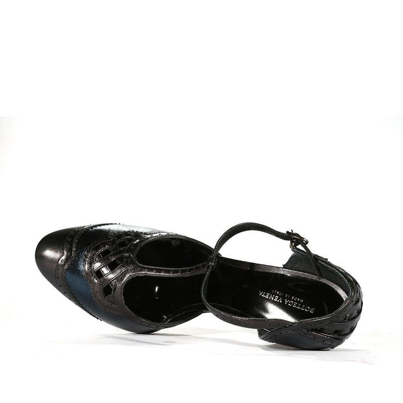 Bottega Veneta T-Strap Mary Jane - Turbolance/Eclipse (BTW1502)-AmbrogioShoes