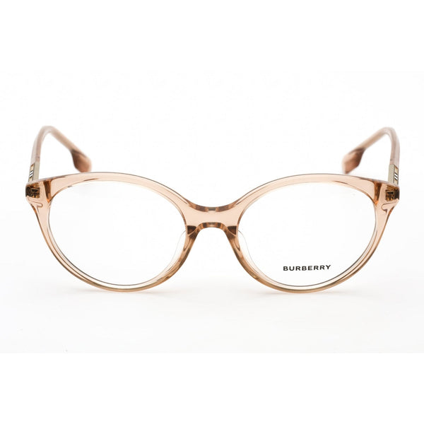 Burberry 0BE2349F Eyeglasses Transparent Peach Pink/Clear demo lens-AmbrogioShoes