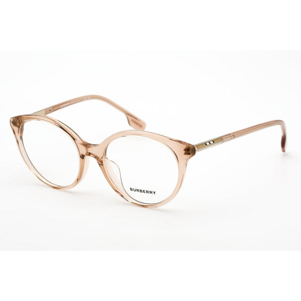 Burberry 0BE2349F Eyeglasses Transparent Peach Pink/Clear demo lens-AmbrogioShoes