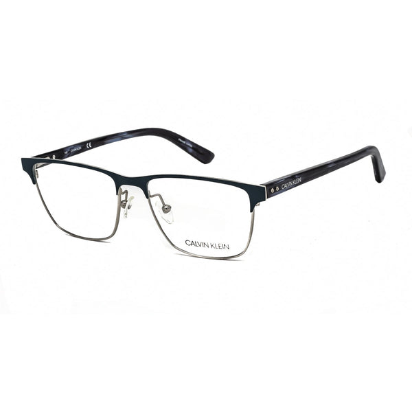 Calvin Klein CK18304 Eyeglasses SATIN NAVY/Clear demo lens-AmbrogioShoes