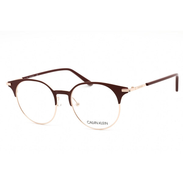 Calvin Klein CK19319A Eyeglasses SATIN BURGUNDY / Clear Lens-AmbrogioShoes