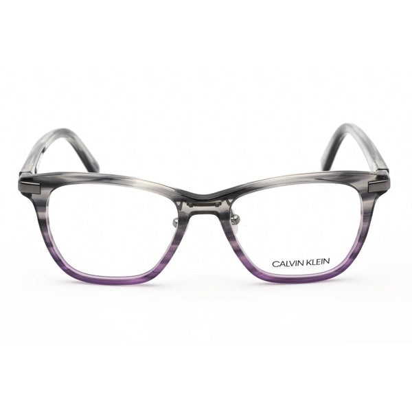 Calvin Klein CK20505 Eyeglasses SMOKE/PURPLE HORN GRADIENT/Clear demo lens-AmbrogioShoes