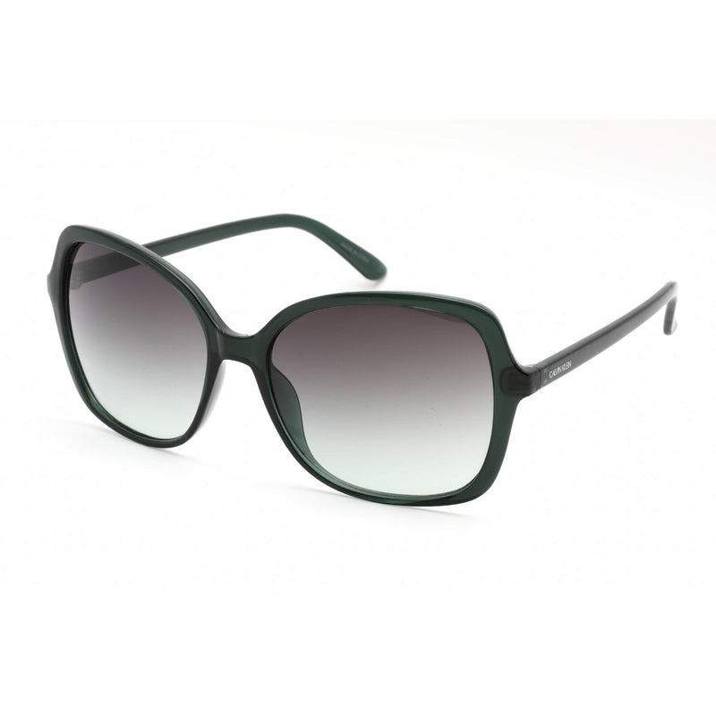 Calvin Klein Retail CK19561S Sunglasses MILKY EMERALD / Grey Gradient-AmbrogioShoes