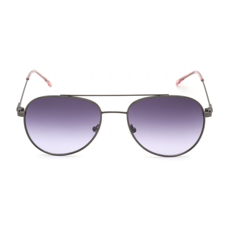 Calvin Klein Retail CK20120S Sunglasses Gunmetal / Purple Gradient-AmbrogioShoes