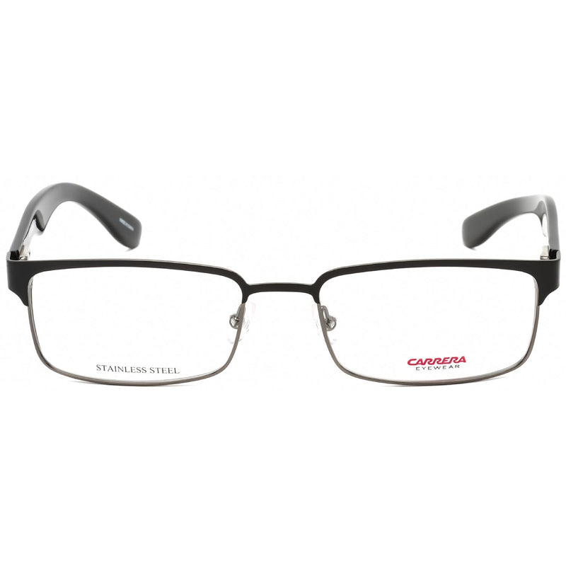 Carrera Ca 6606 Eyeglasses Black / Dark Ruthenium / Clear Lens-AmbrogioShoes