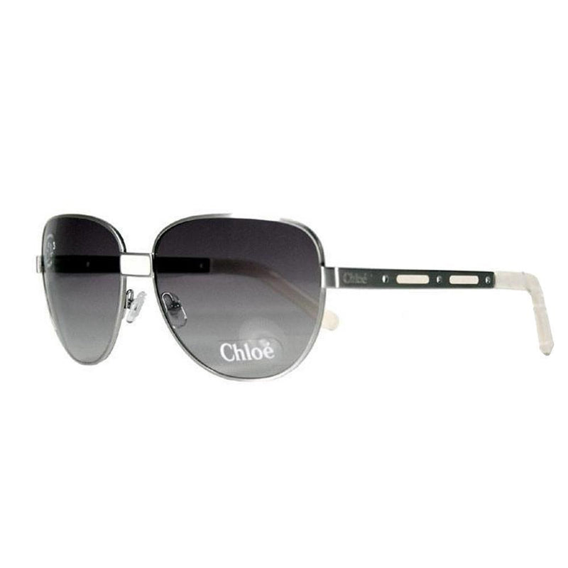 Chloe 2166 Sunglasses 2166 White Frame with BLUE GRADIENT CL02 (CHLS1002)-AmbrogioShoes