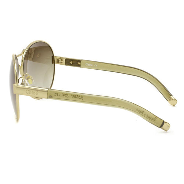 Chloe Gold Aviator Sunglasses (NS405)-AmbrogioShoes