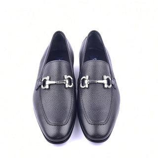 Corrente 4428 Men's Shoes Grain Calf-Skin Leather Horse-Bit Loafers (CRT1344)-AmbrogioShoes