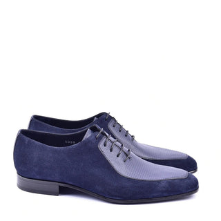 Corrente 5099 Men's Shoes Suede & Calf-Skin Leather Oxfords (CRT1304)-AmbrogioShoes