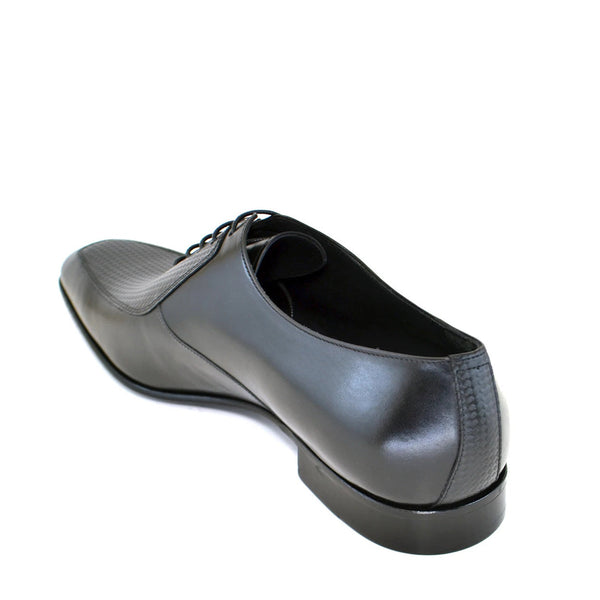 Corrente C0014023 5099 Men's Shoes Black Calf-Skin Leather Lace Up Oxfords (CRT1302)-AmbrogioShoes