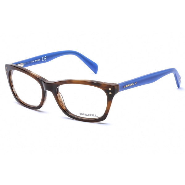 Diesel DL5073 Eyeglasses Dark Havana / Clear Lens-AmbrogioShoes