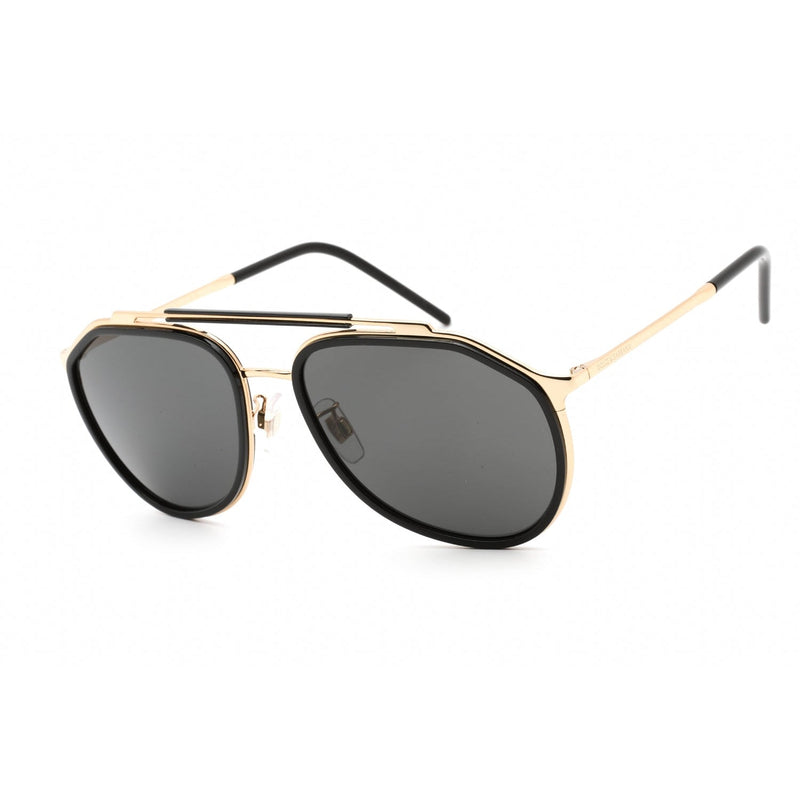 Dolce & Gabbana 0DG2277 Sunglasses Gold/Black / Dark grey-AmbrogioShoes