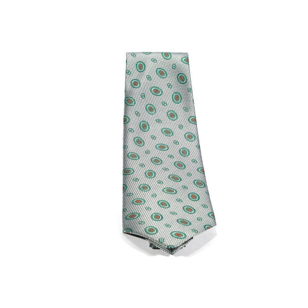 Dolce & Gabbana D&G Necktie Mens Green Tie (DGT1000)-AmbrogioShoes
