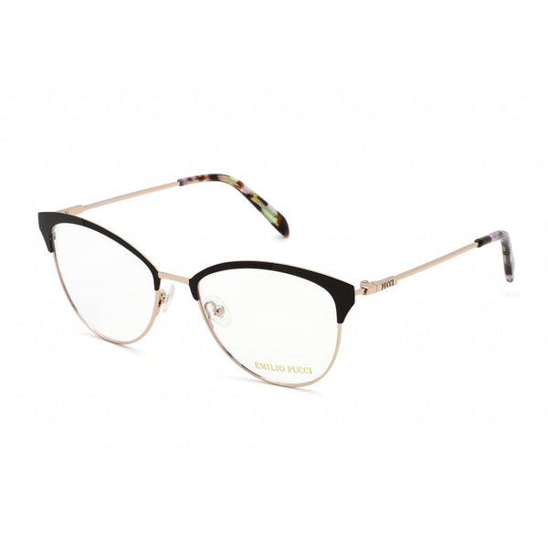 Emilio Pucci EP5087 Eyeglasses Black/other / Clear Lens-AmbrogioShoes